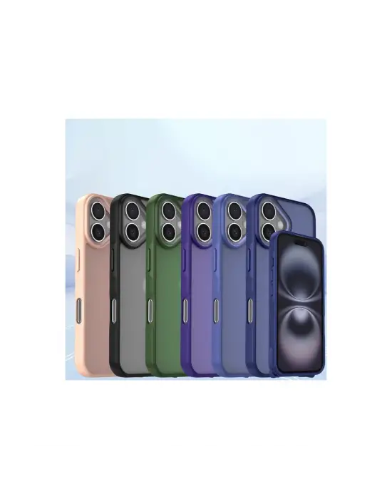 Apple İphone 16 Kılıf Elegant Kapak - Siyah