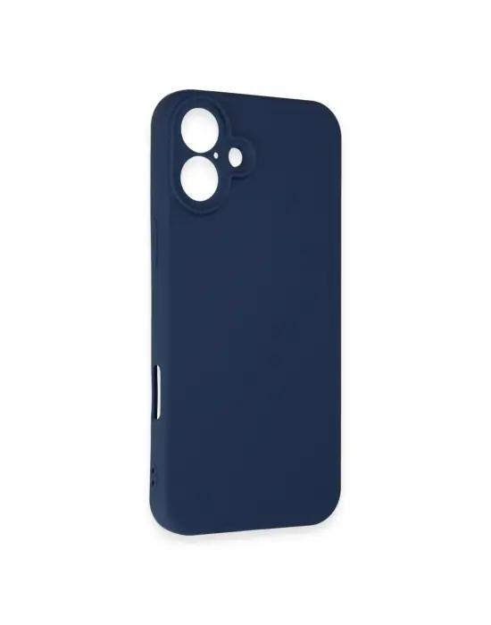 Apple İphone 16 Kılıf First Silikon - Lacivert