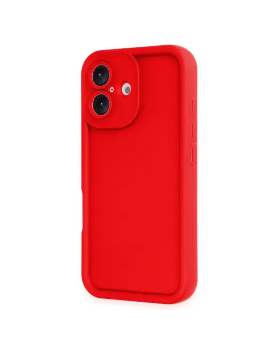 Apple İphone 16 Kılıf Viera Silikon - Kırmızı