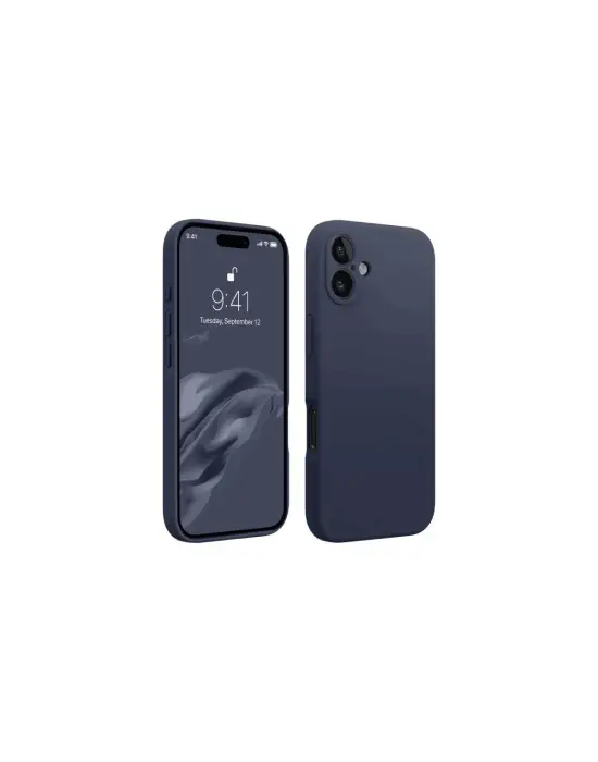 Apple İphone 16 Plus Kılıf First Silikon - Lacivert
