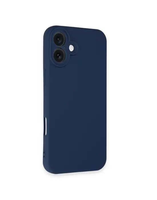 Apple İphone 16 Plus Kılıf First Silikon - Lacivert