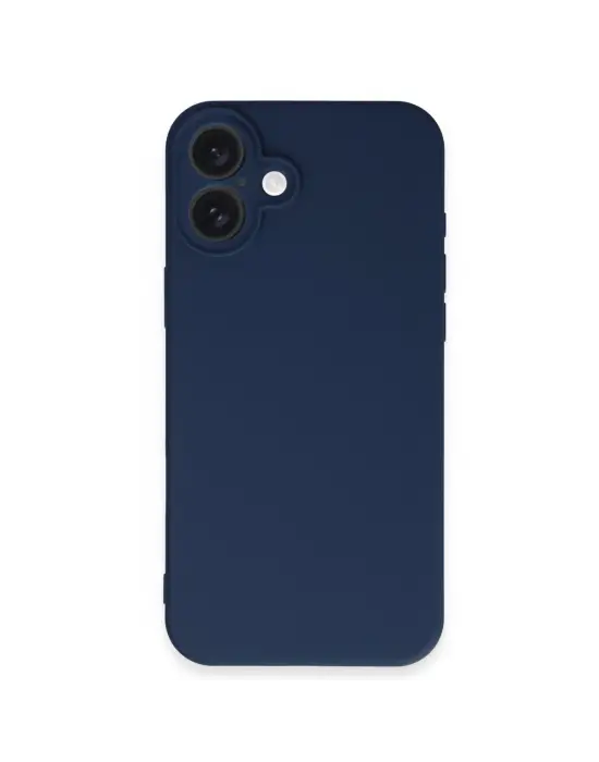 Apple İphone 16 Plus Kılıf First Silikon - Lacivert
