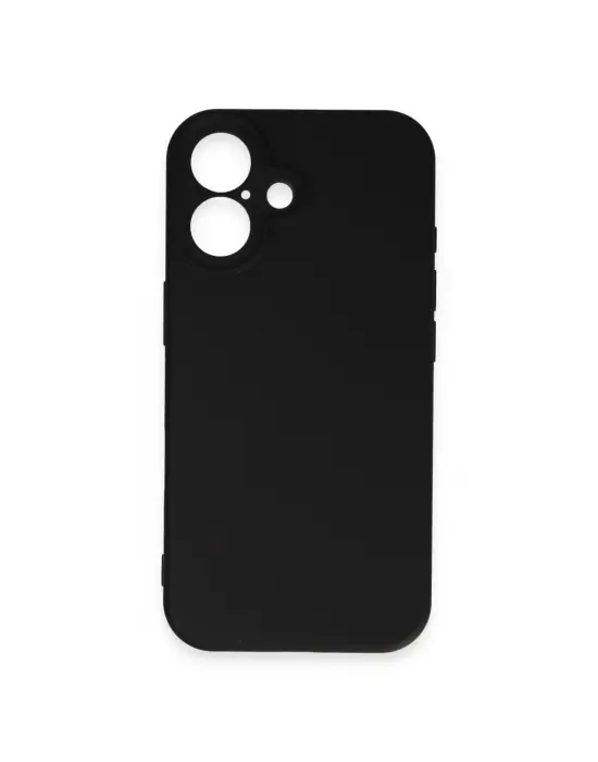 Apple İphone 16 Plus Kılıf First Silikon - Siyah
