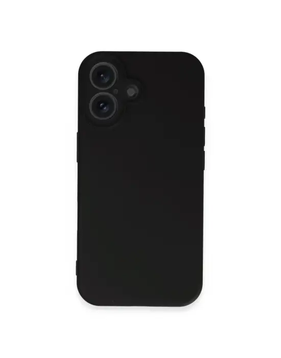 Apple İphone 16 Plus Kılıf First Silikon - Siyah