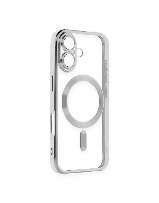 Apple İphone 16 Plus Kılıf Kross Magneticsafe Kapak - Gümüş