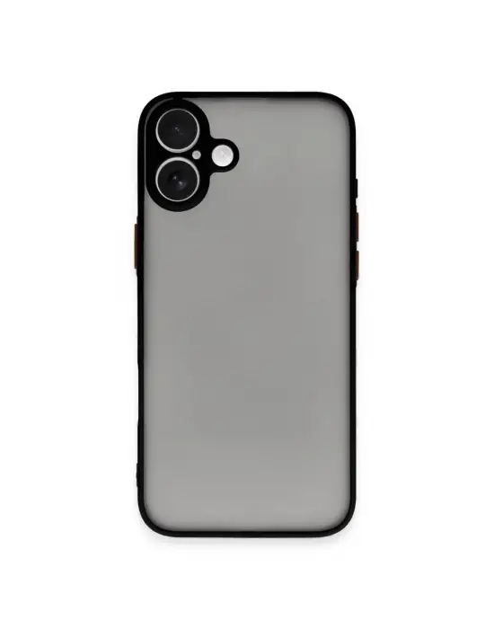 Apple İphone 16 Plus Kılıf Montreal Silikon Kapak - Siyah