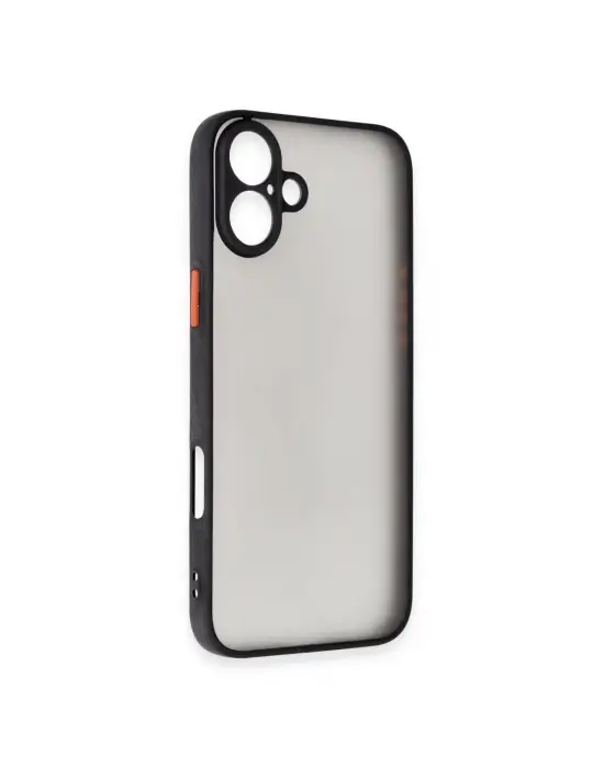 Apple İphone 16 Plus Kılıf Montreal Silikon Kapak - Siyah