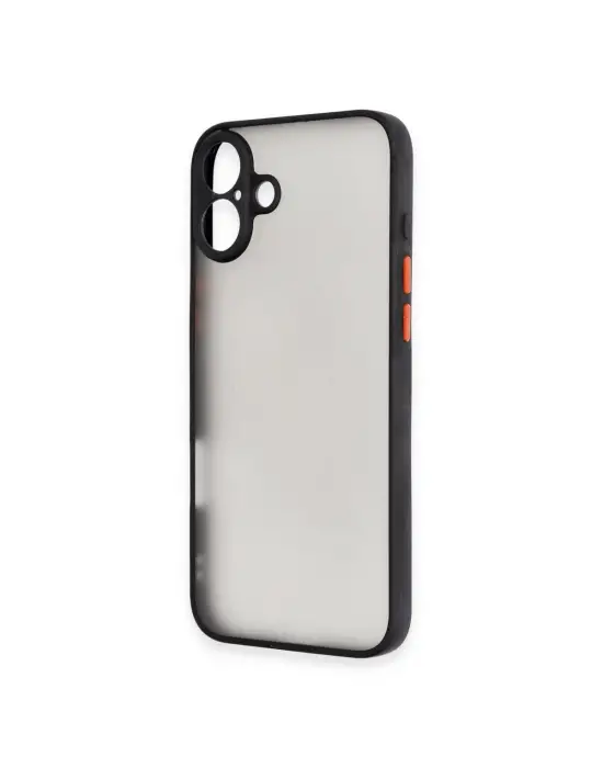 Apple İphone 16 Plus Kılıf Montreal Silikon Kapak - Siyah