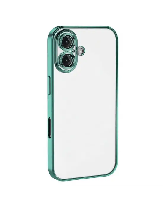 Apple İphone 16 Plus Kılıf Razer Lensli Silikon - Turkuaz