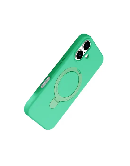 Apple İphone 16 Plus Regal Magsafe Standlı Kapak - Yeşil