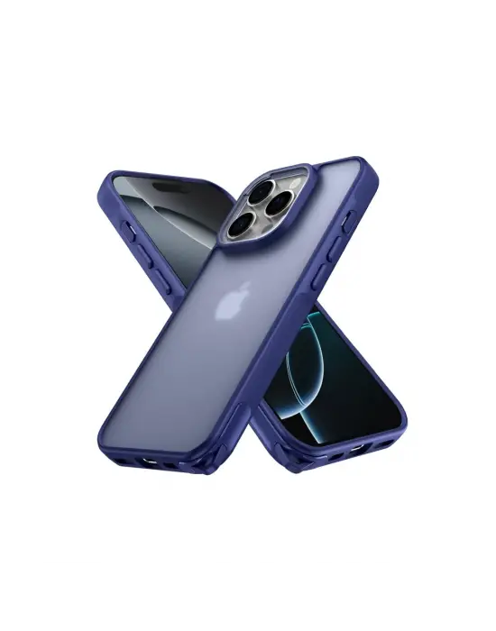 Apple İphone 16 Pro Kılıf Elegant Kapak - Lacivert