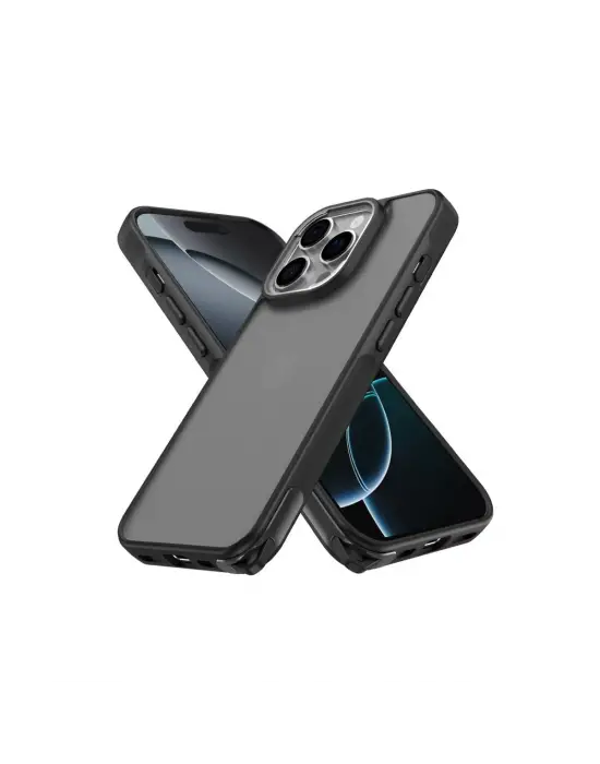 Apple İphone 16 Pro Kılıf Elegant Kapak - Siyah
