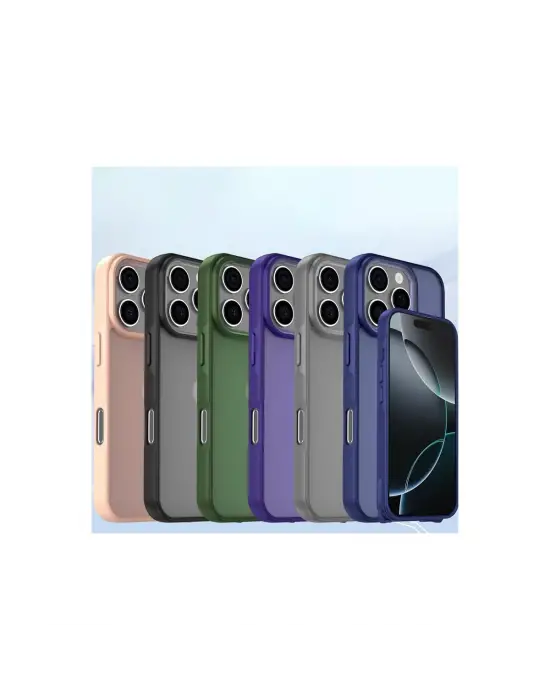 Apple İphone 16 Pro Kılıf Elegant Kapak - Siyah