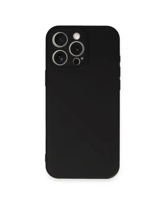 Apple İphone 16 Pro Kılıf First Silikon - Siyah