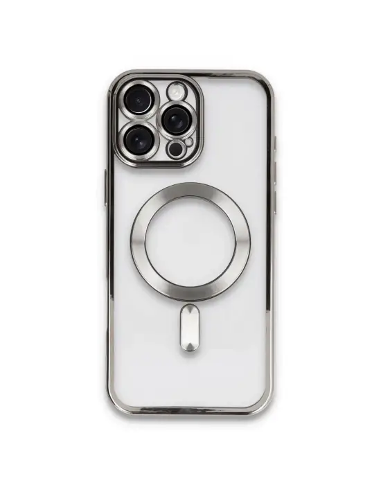 Apple İphone 16 Pro Kılıf Kross Magneticsafe Kapak - Titan Gri