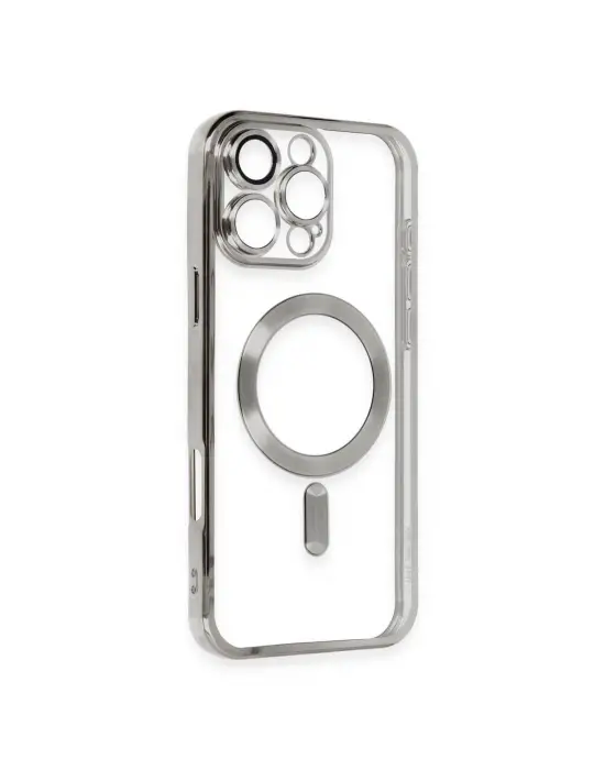 Apple İphone 16 Pro Kılıf Kross Magneticsafe Kapak - Titan Gri