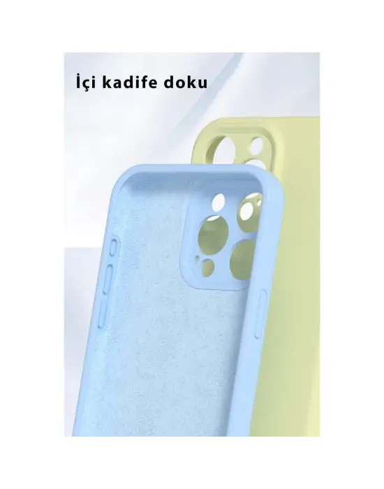 Apple İphone 16 Pro Kılıf Nano İçi Kadife Silikon - Siyah