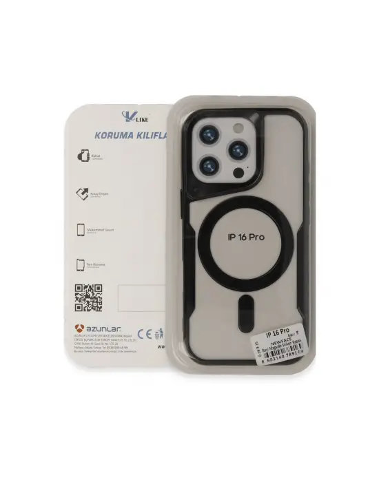 Apple İphone 16 Pro Max Kılıf Boyi Magsafe Silikon Kapak - Derin Mor