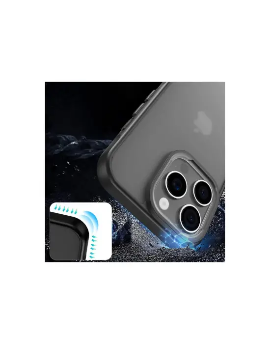 Apple İphone 16 Pro Max Kılıf Elegant Kapak - Siyah
