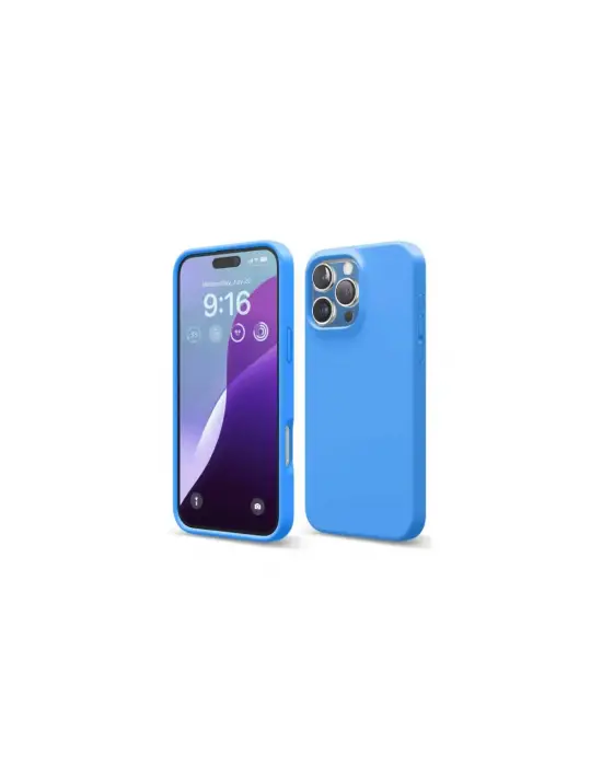 Apple İphone 16 Pro Max Kılıf First Silikon - Mavi