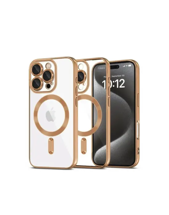 Apple İphone 16 Pro Max Kılıf Kross Magneticsafe Kapak - Çöl Titanyum