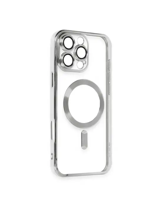 Apple İphone 16 Pro Max Kılıf Kross Magneticsafe Kapak - Gümüş