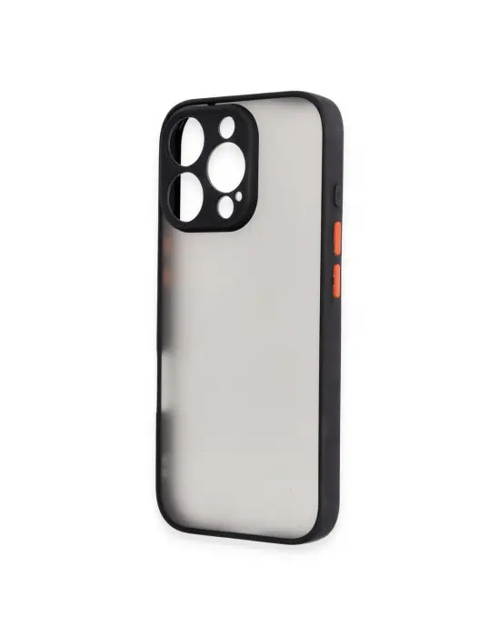 Apple İphone 16 Pro Max Kılıf Montreal Silikon Kapak - Siyah