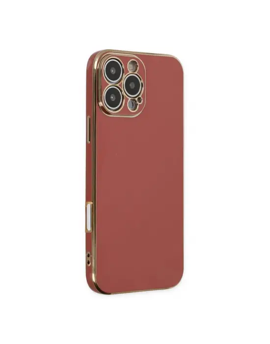 Apple İphone 16 Pro Max Kılıf Volet Silikon - Kırmızı