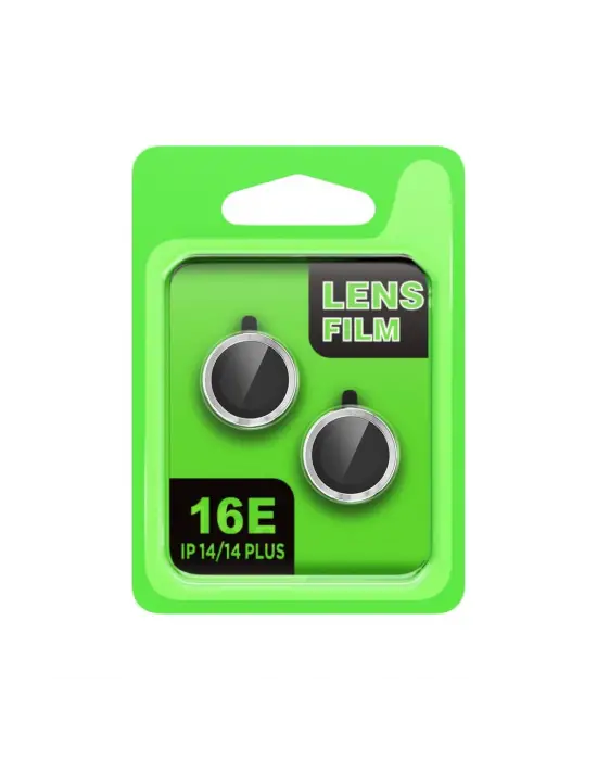 Apple İphone 16e Raze Metal Kamera Lens - Gümüş