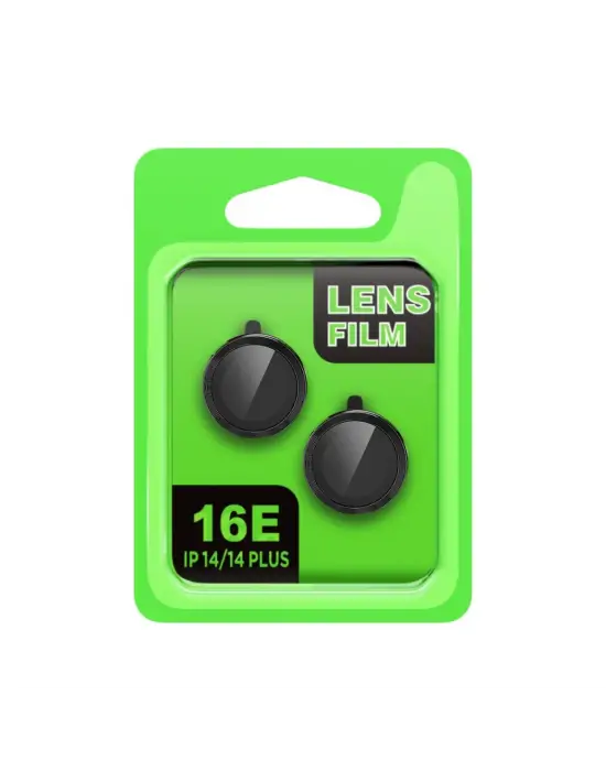 Apple İphone 16e Raze Metal Kamera Lens - Siyah