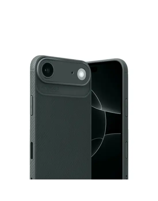 Apple İphone 17 Air Auto Focus Karbon Kapak - Koyu Yeşil