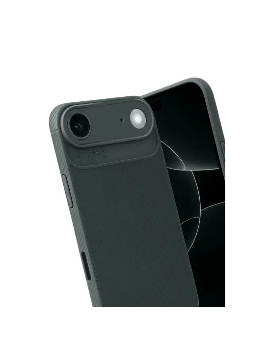 Apple İphone 17 Air Auto Focus Karbon Kapak - Koyu Yeşil