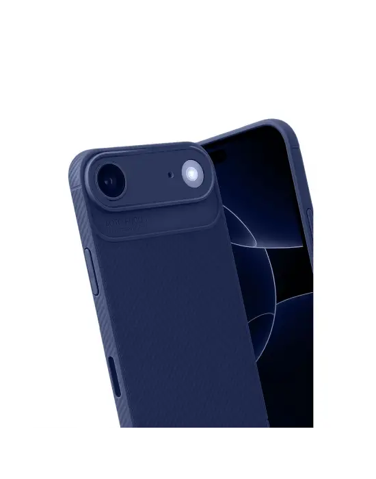 Apple İphone 17 Air Auto Focus Karbon Kapak - Lacivert