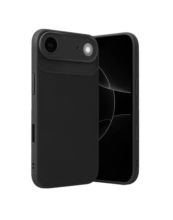 Apple İphone 17 Air Auto Focus Karbon Kapak - Siyah