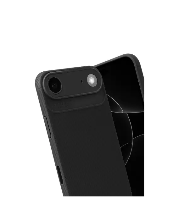 Apple İphone 17 Air Auto Focus Karbon Kapak - Siyah
