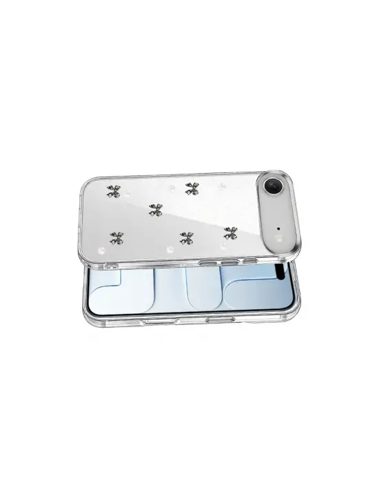 Apple İphone 17 Air Fiyonk Desenli Kapak - Desen 8
