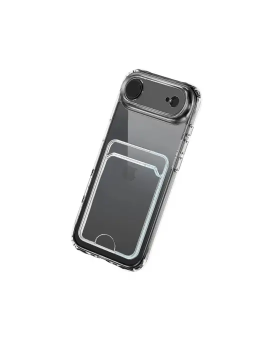 Apple İphone 17 Air Kart Şeffaf Silikon - Şeffaf