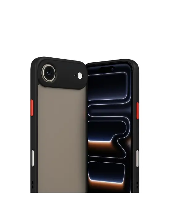 Apple İphone 17 Air Kılıf Montreal Silikon Kapak - Siyah
