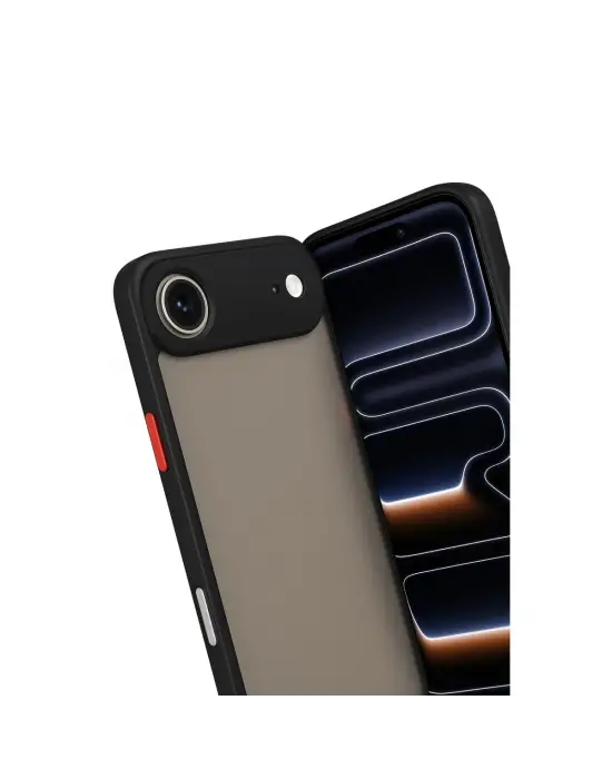 Apple İphone 17 Air Kılıf Montreal Silikon Kapak - Siyah