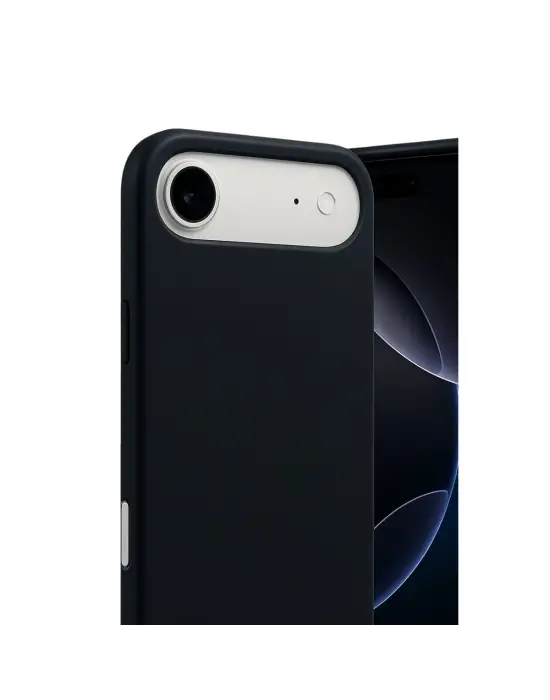 Apple İphone 17 Air Nano İçi Kadife Silikon - Siyah