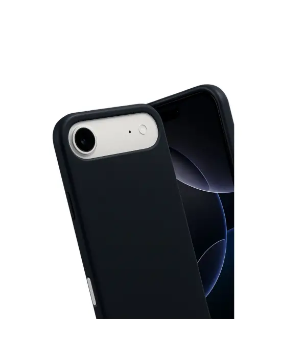 Apple İphone 17 Air Nano İçi Kadife Silikon - Siyah