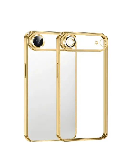 Apple İphone 17 Air Razer Lensli Silikon - Gold