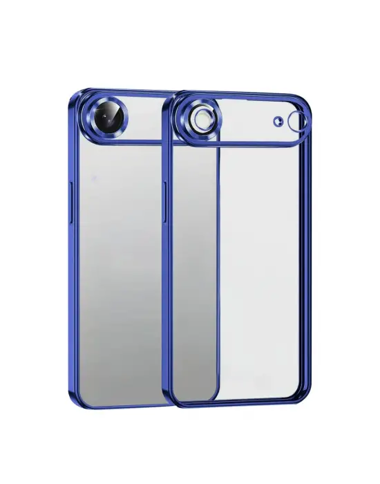 Apple İphone 17 Air Razer Lensli Silikon - Lacivert