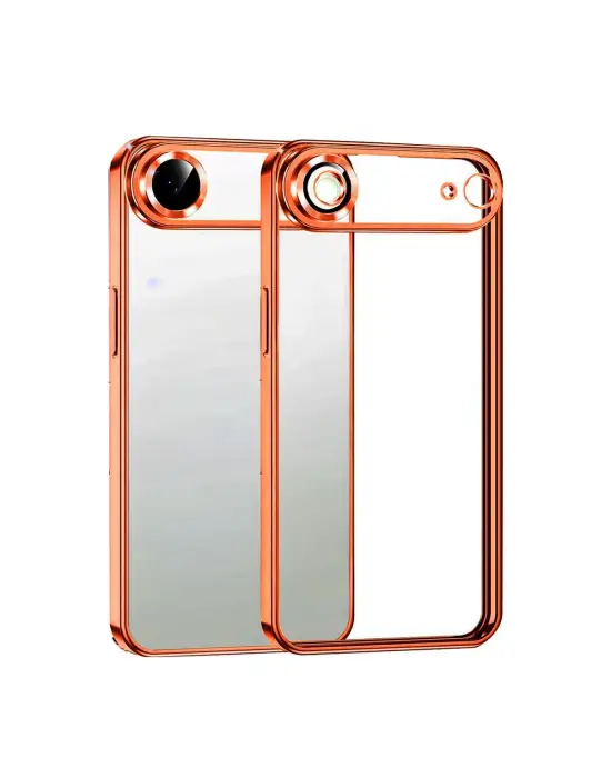 Apple İphone 17 Air Razer Lensli Silikon - Turuncu
