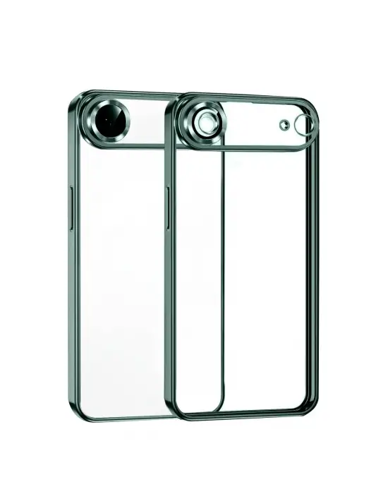 Apple İphone 17 Air Razer Lensli Silikon - Yeşil