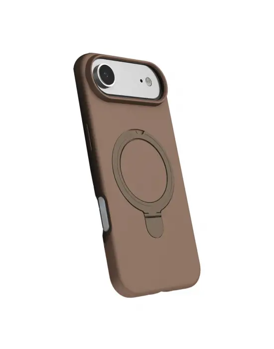 Apple İphone 17 Air Regal Magsafe Standlı Kapak - Çöl Titanyum