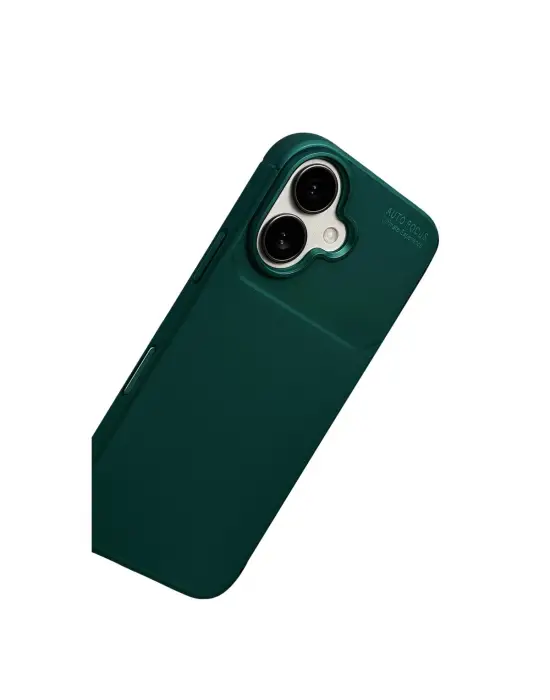 Apple İphone 17 Auto Focus Karbon Kapak - Koyu Yeşil