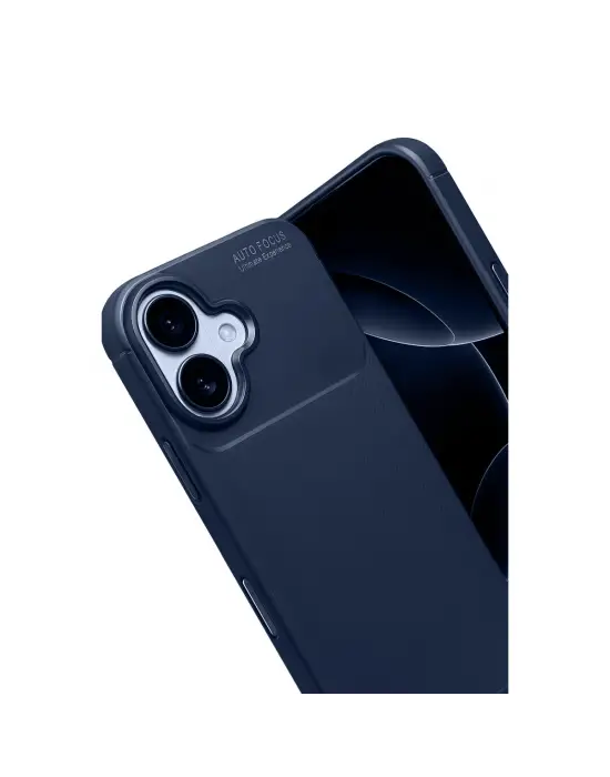 Apple İphone 17 Auto Focus Karbon Kapak - Lacivert