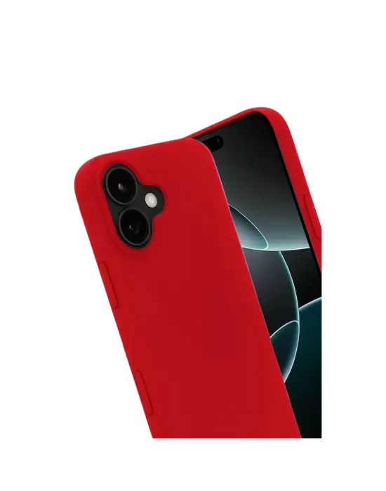 Apple İphone 17 First Silikon - Kırmızı