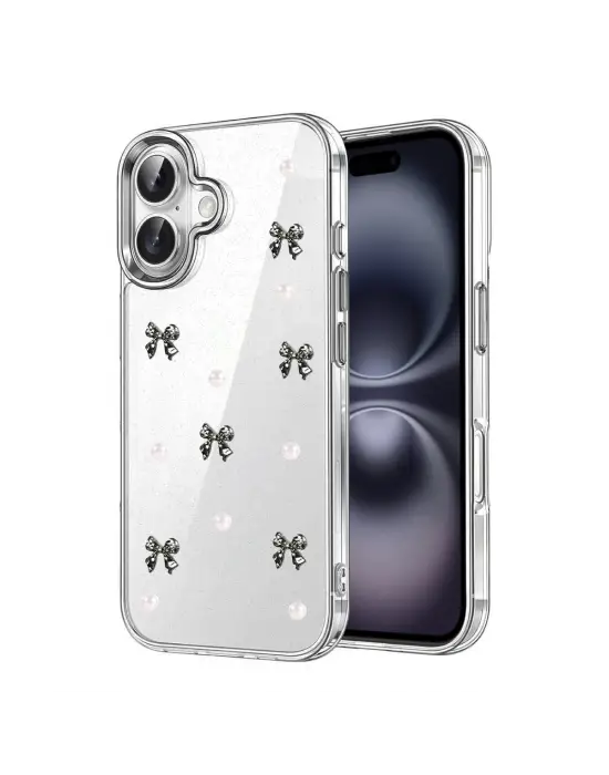 Apple İphone 17 Fiyonk Desenli Kapak - Desen 8